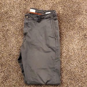 Lee Slim Fit Series Pants, 36 x 34, Smoke Gray